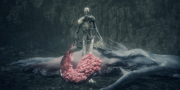 The Orphan of Kos boss in Bloodborne